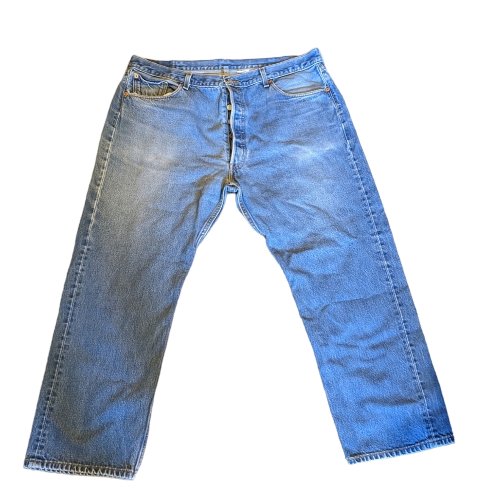Vintage Levi's 501 XX Button Fly Jeans Tag 42 x 30 Fit 40 x 28